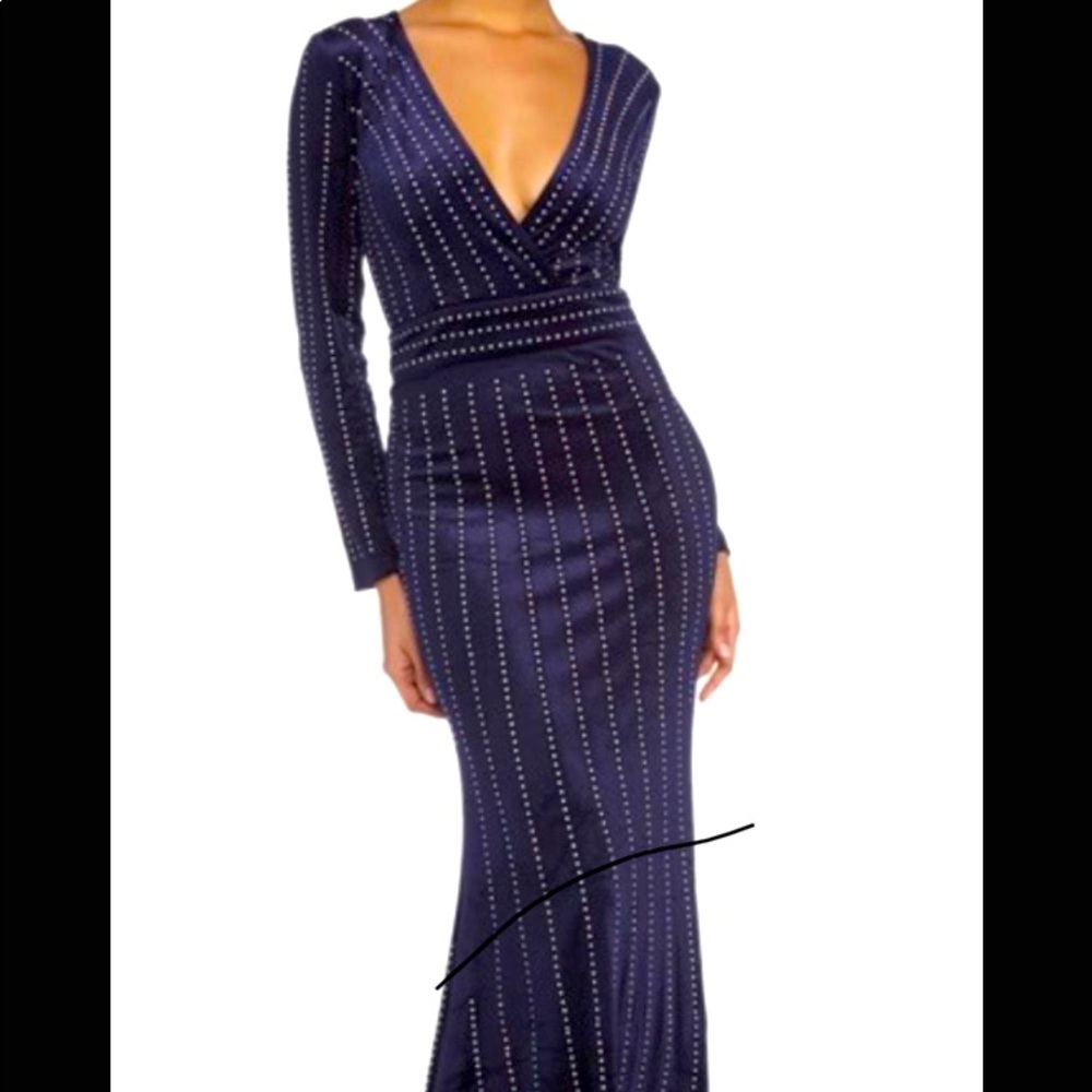 Navy blue Windsor dress